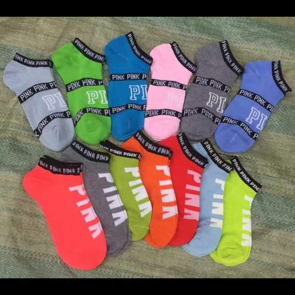 8 pairs of Victoria secret PINK socks myst… - Picture 4 of 6